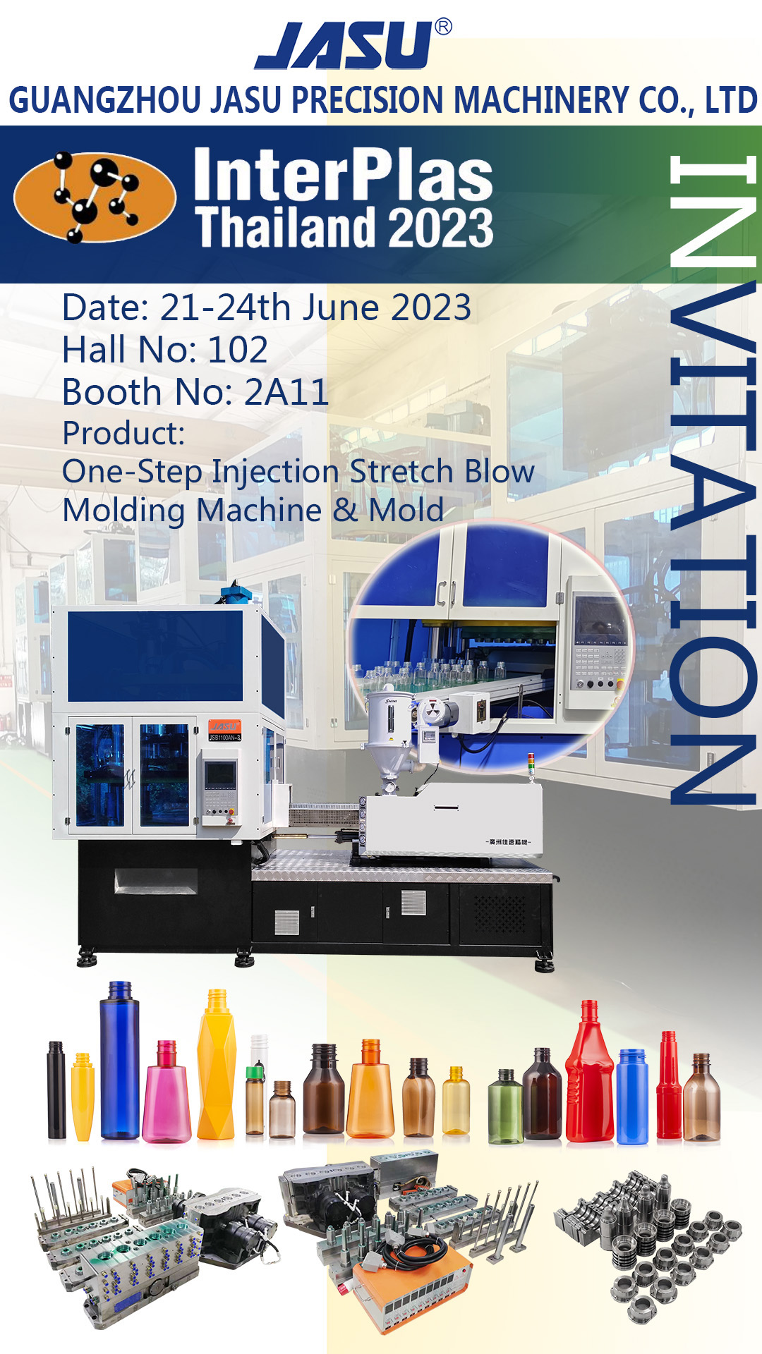 InterPlas Thailand 2023 Date: 21-24th June Booth No: 2A11